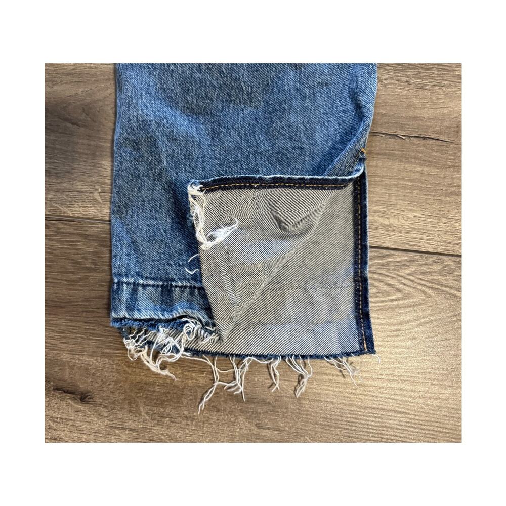 Gap 90s Loose Jeans Distressed‎ Ripped Size 6/ 28R - Picture 5 of 8